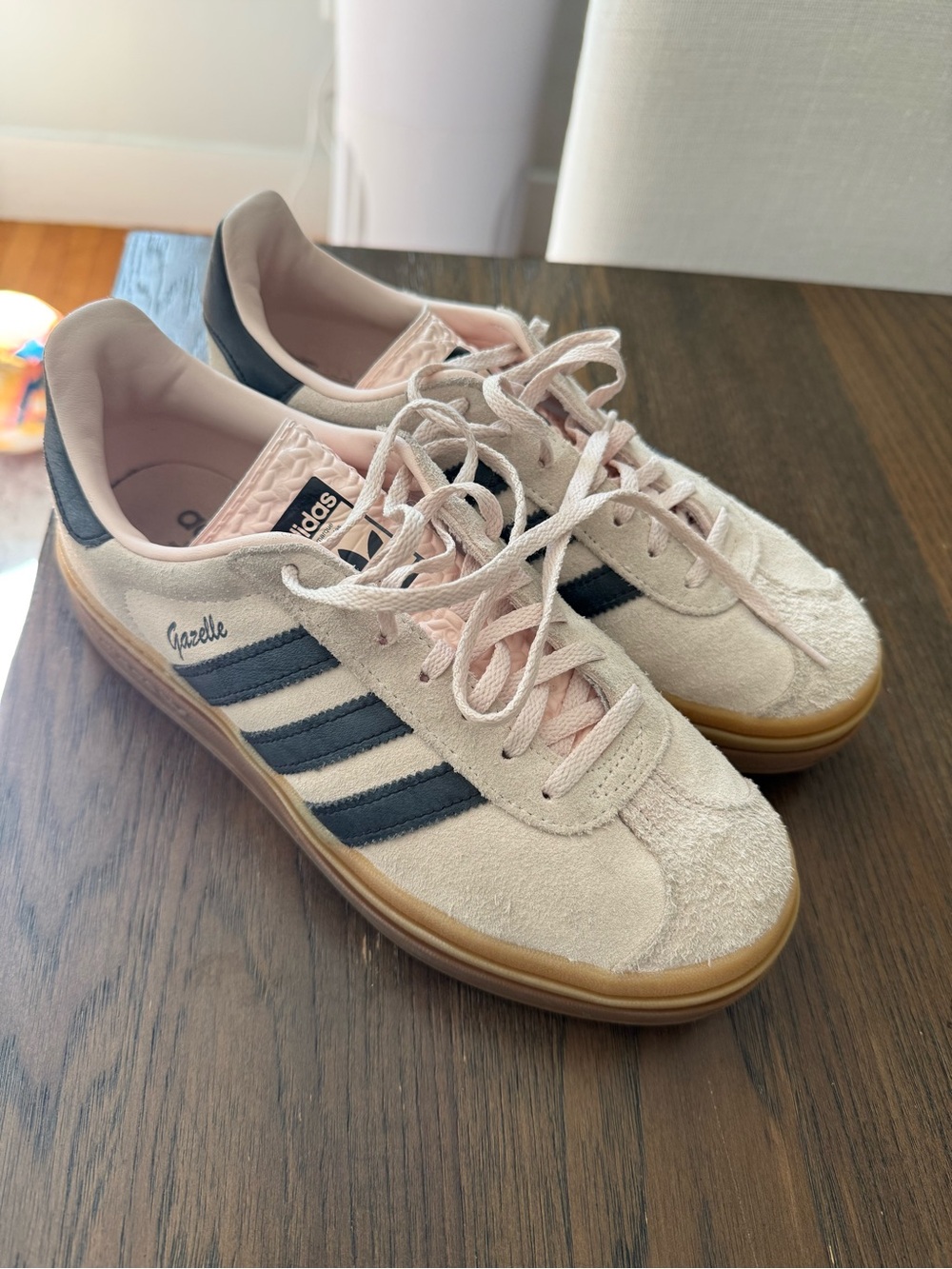 adidas Gazelle Women’s Pink with blue